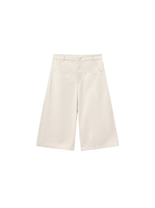 CUBIC Classic Straight Leg Casual Mid-Length Pants