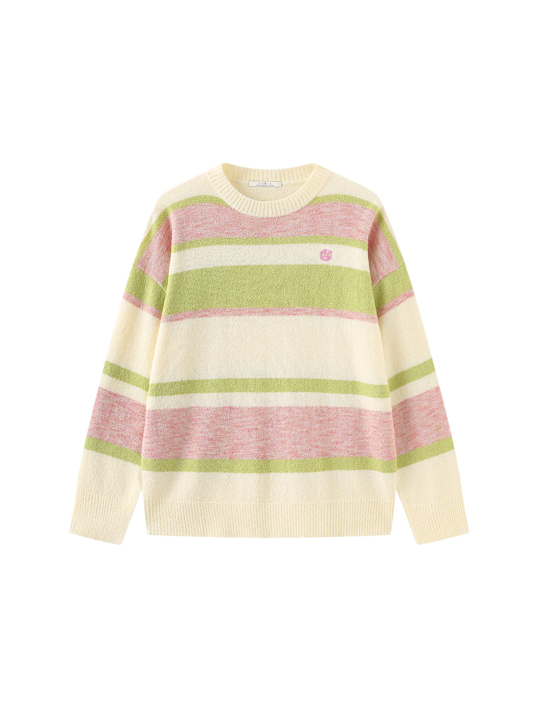 Striped Knit Sweater-16