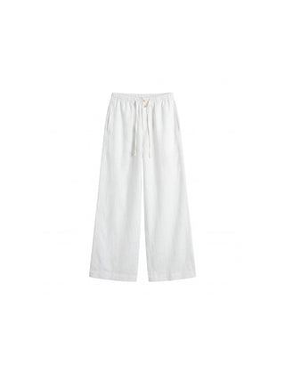 CUBIC Lyocell Linen Wide-Leg Pants