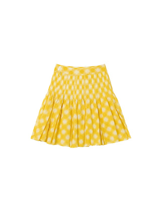CUBIC Acetate Pleated Umbrella Skirt