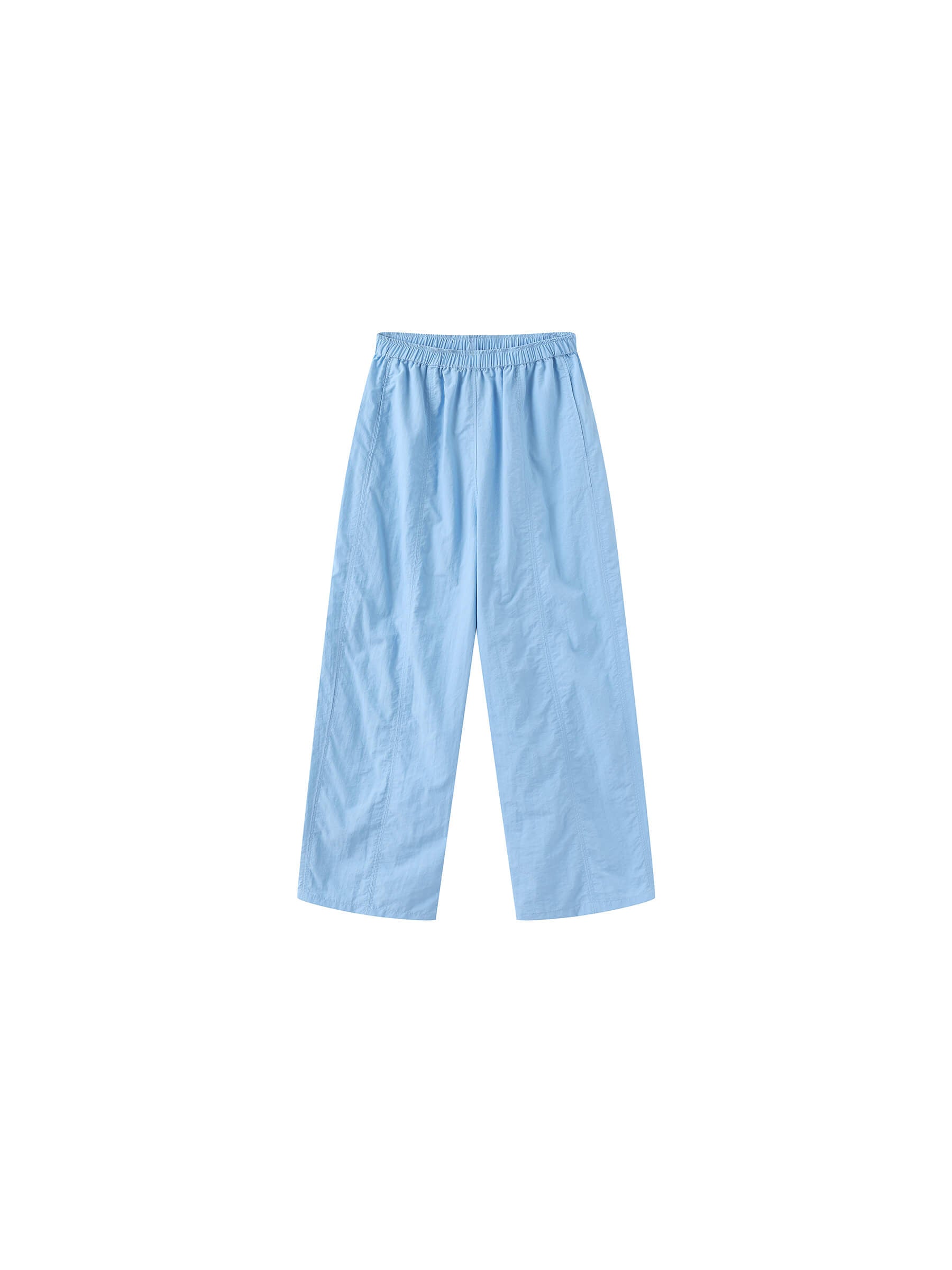 Loose-Fit Elastic Waist Tapered Trousers-8