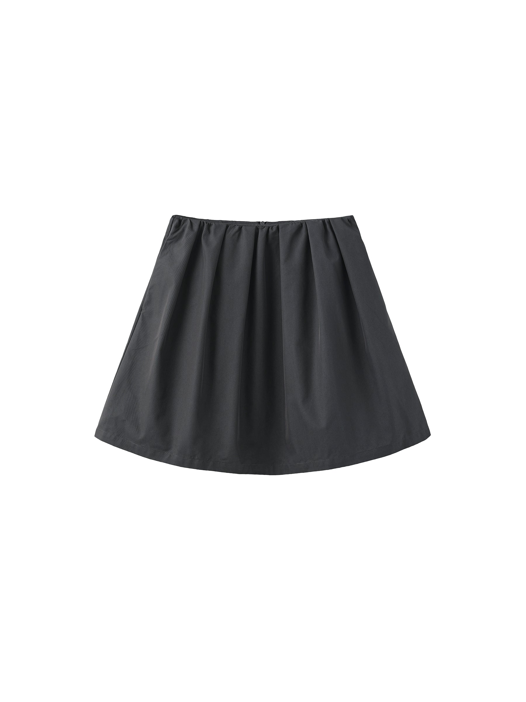 A-line Skirt with Cotton blend-13