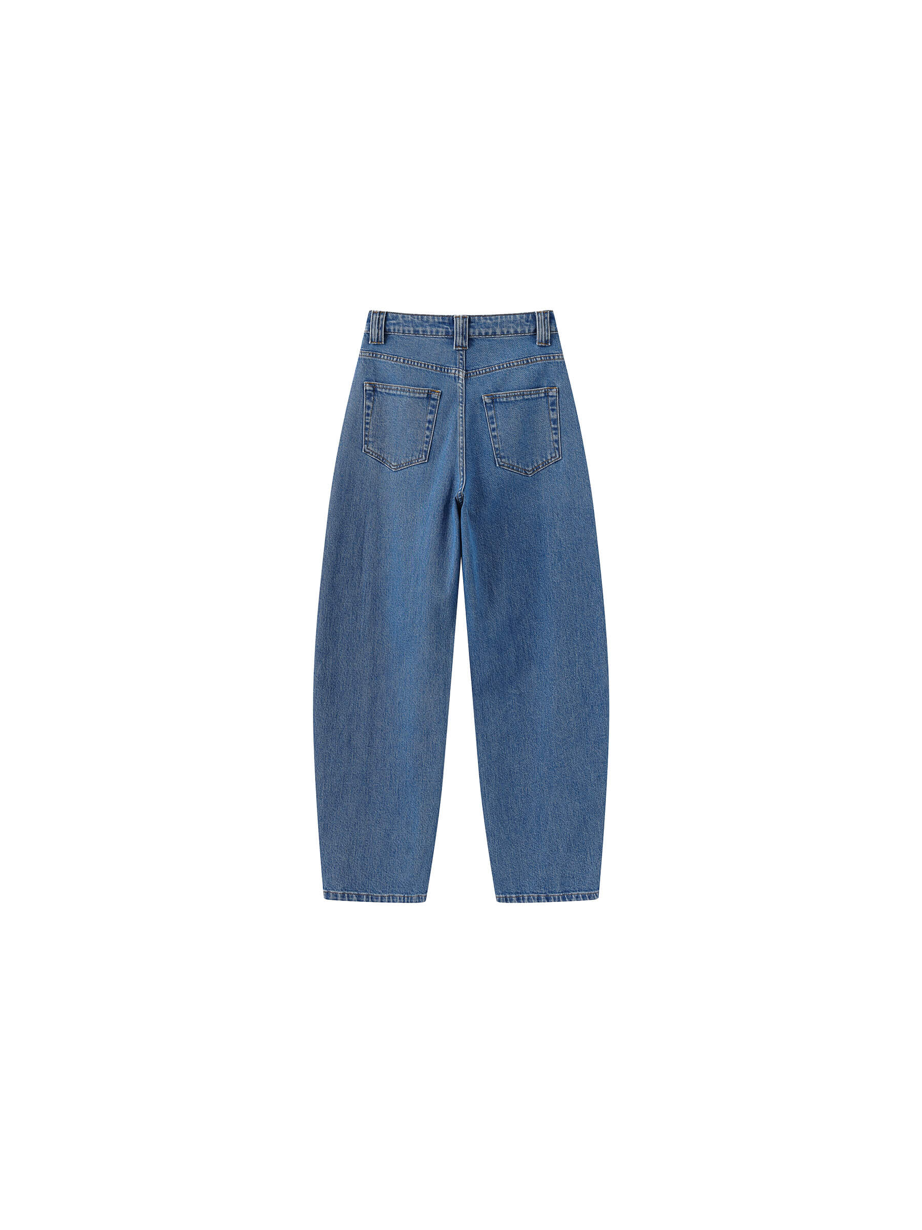 Panelled Loose-Fit Wide-Leg Tapered Jeans-16