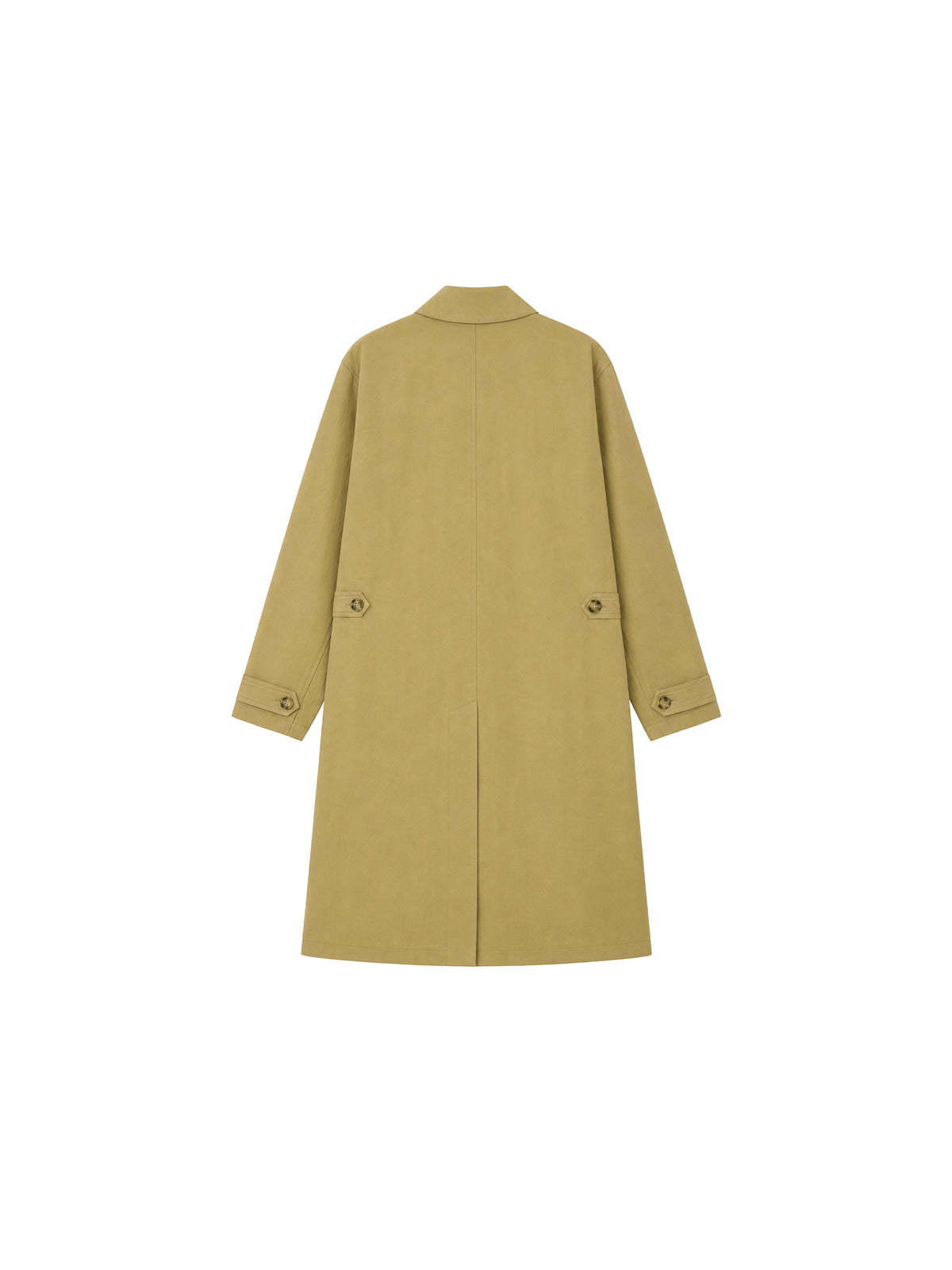 CUBIC Relaxed Point Collar Trench Coat-14