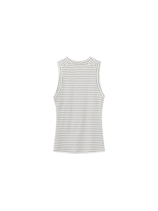CUBIC Lyocell Striped Linen Vest