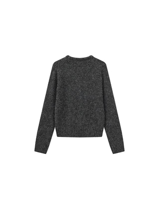 CUBIC Cat Print Alpaca Blend Sweater