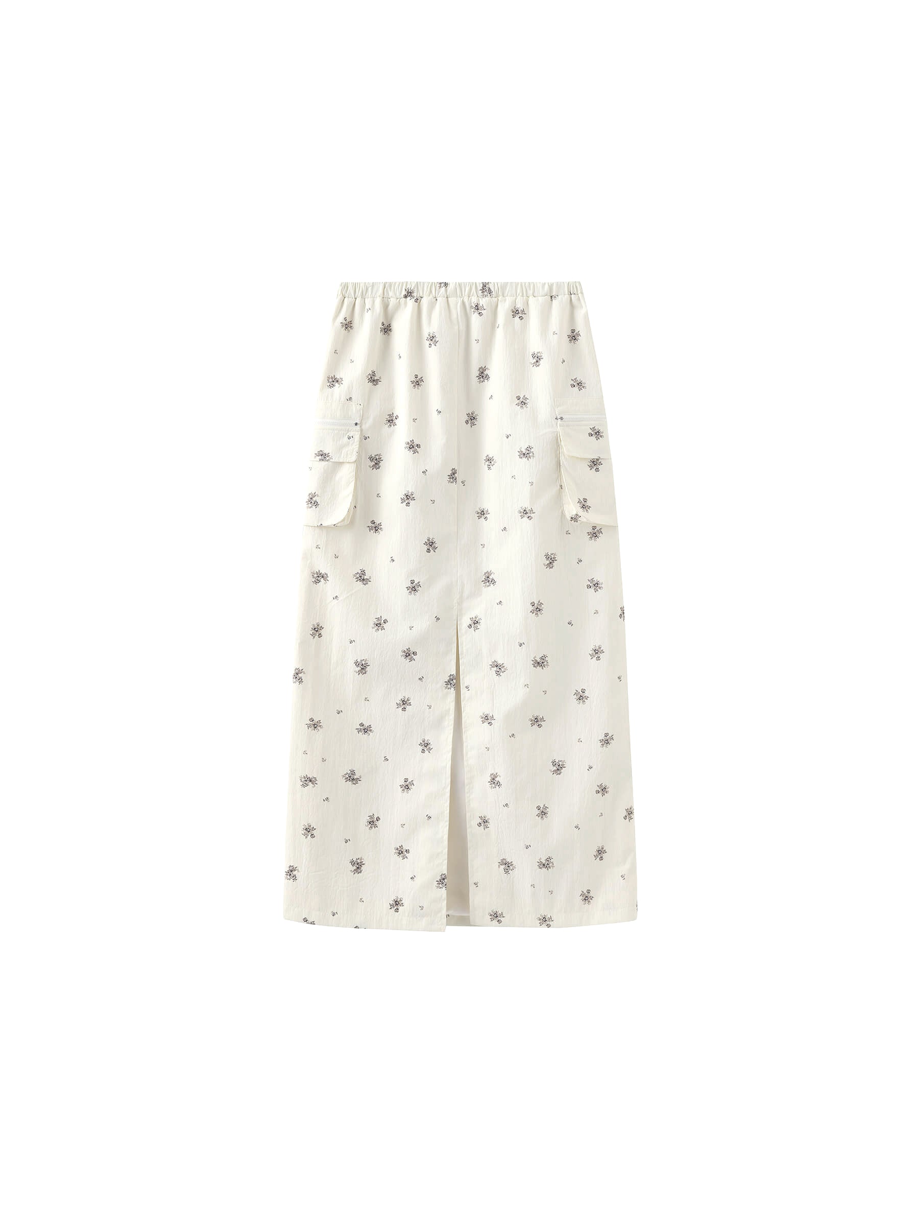 A-line Floral Skirt-14