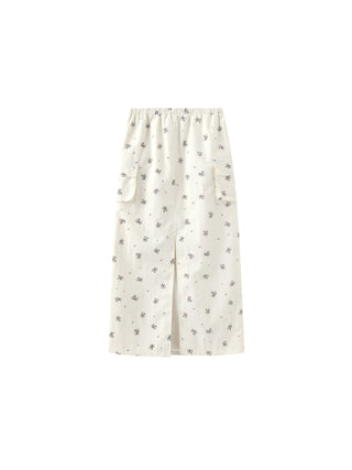 A-line Floral Skirt