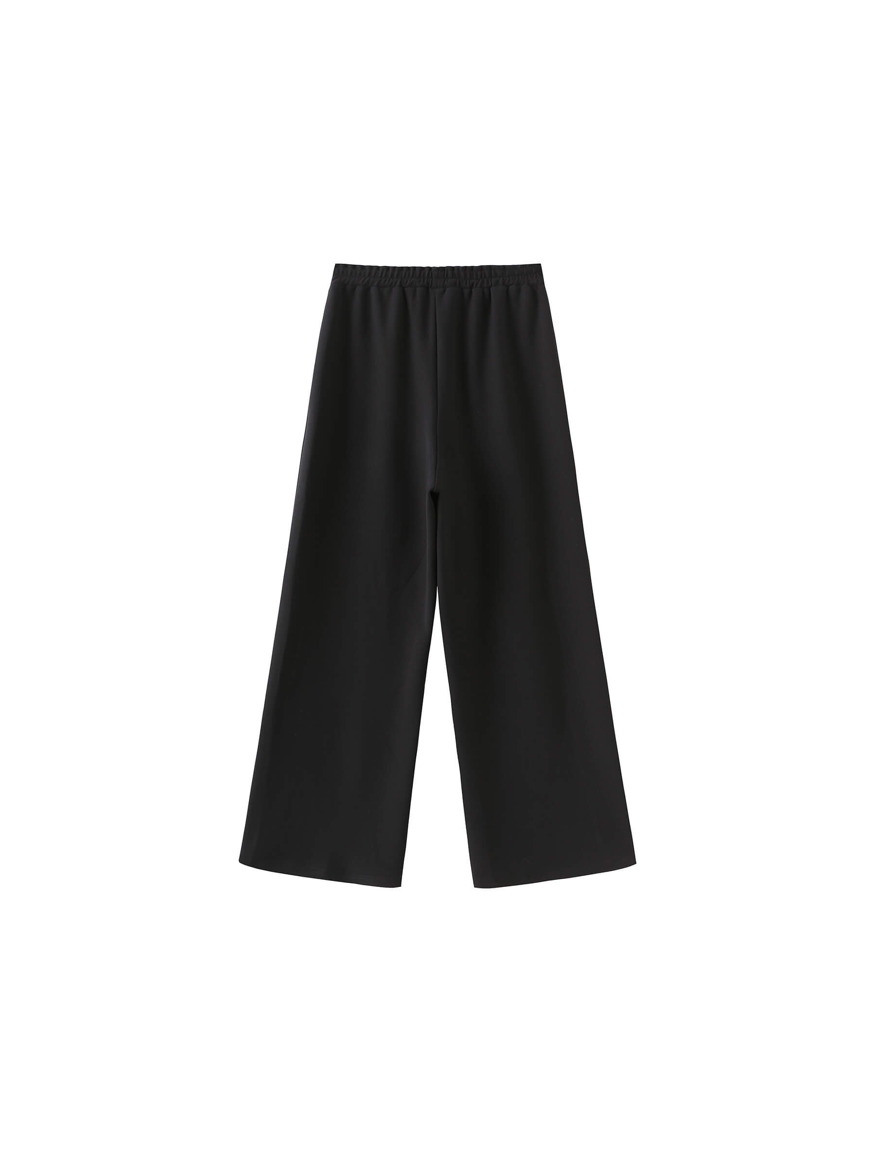 Double Drawstring Wide Leg Trousers-16