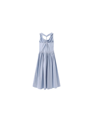 CUBIC 100% Cotton Halter Neck Cowl Dress