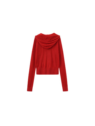CUBIC Wool Zip-Up Hoodie