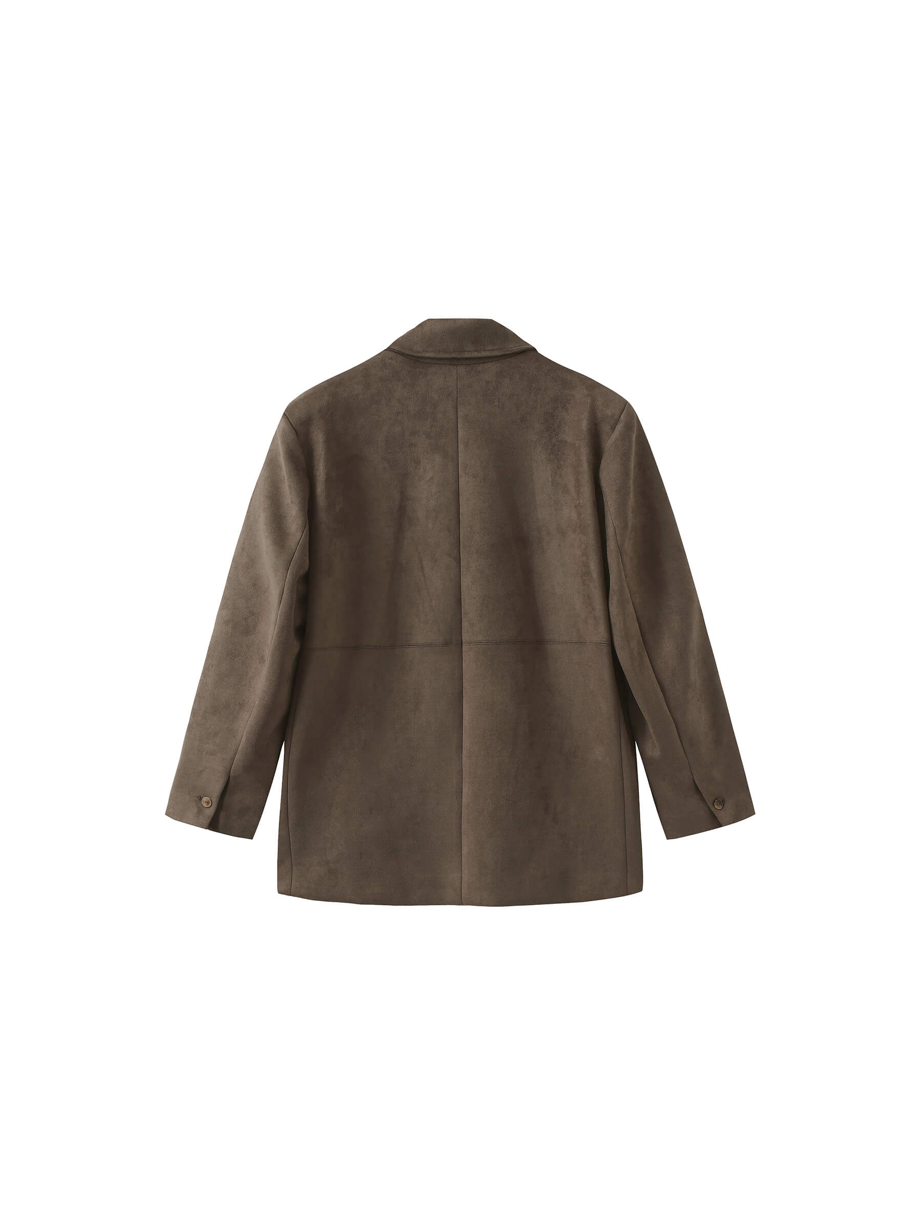 ONE BY CUBIC Silky Tailored Suede Jacket-23