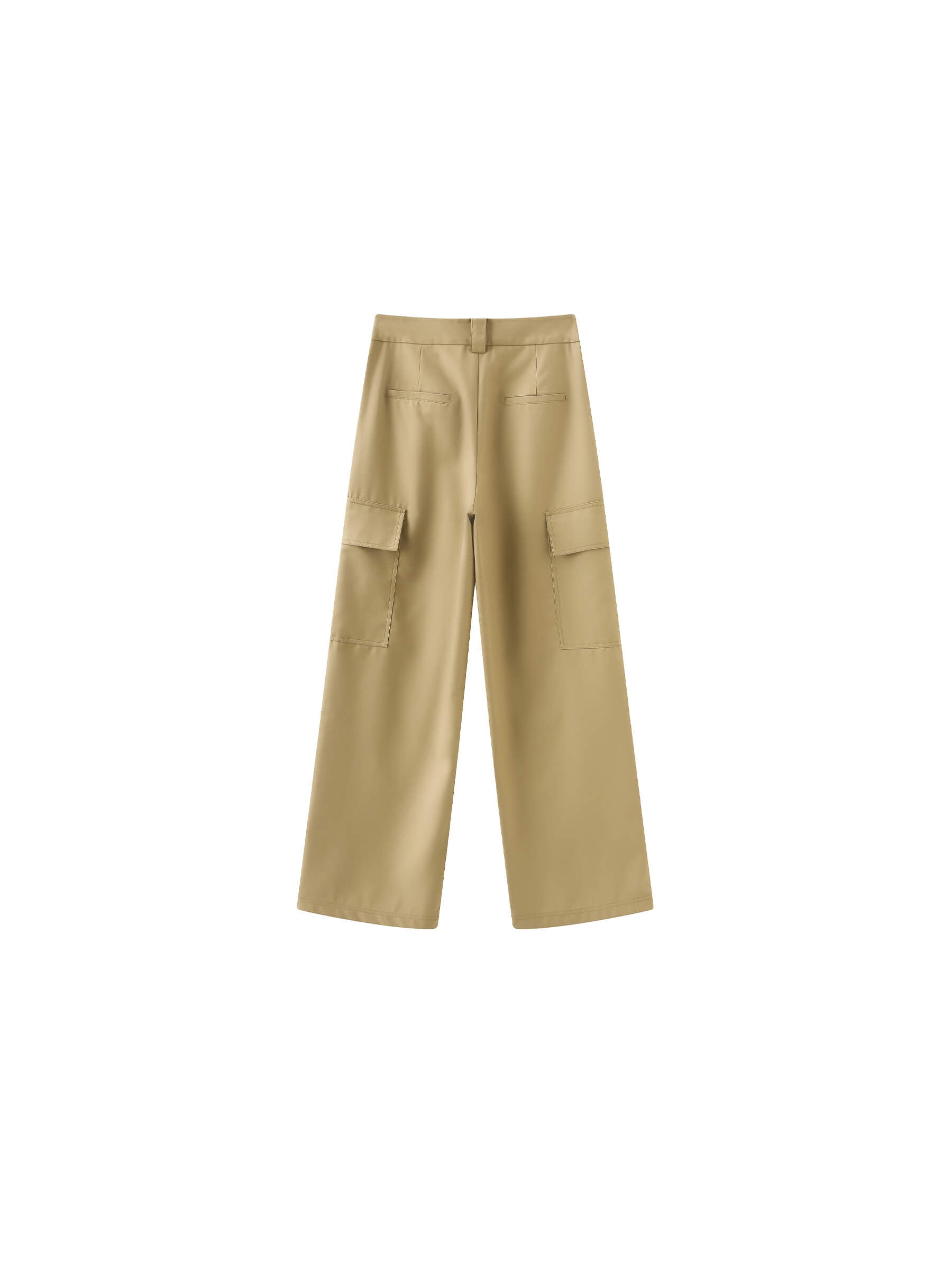 Straight Leg Cargo Trousers-16