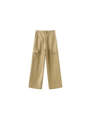 Straight Leg Cargo Trousers