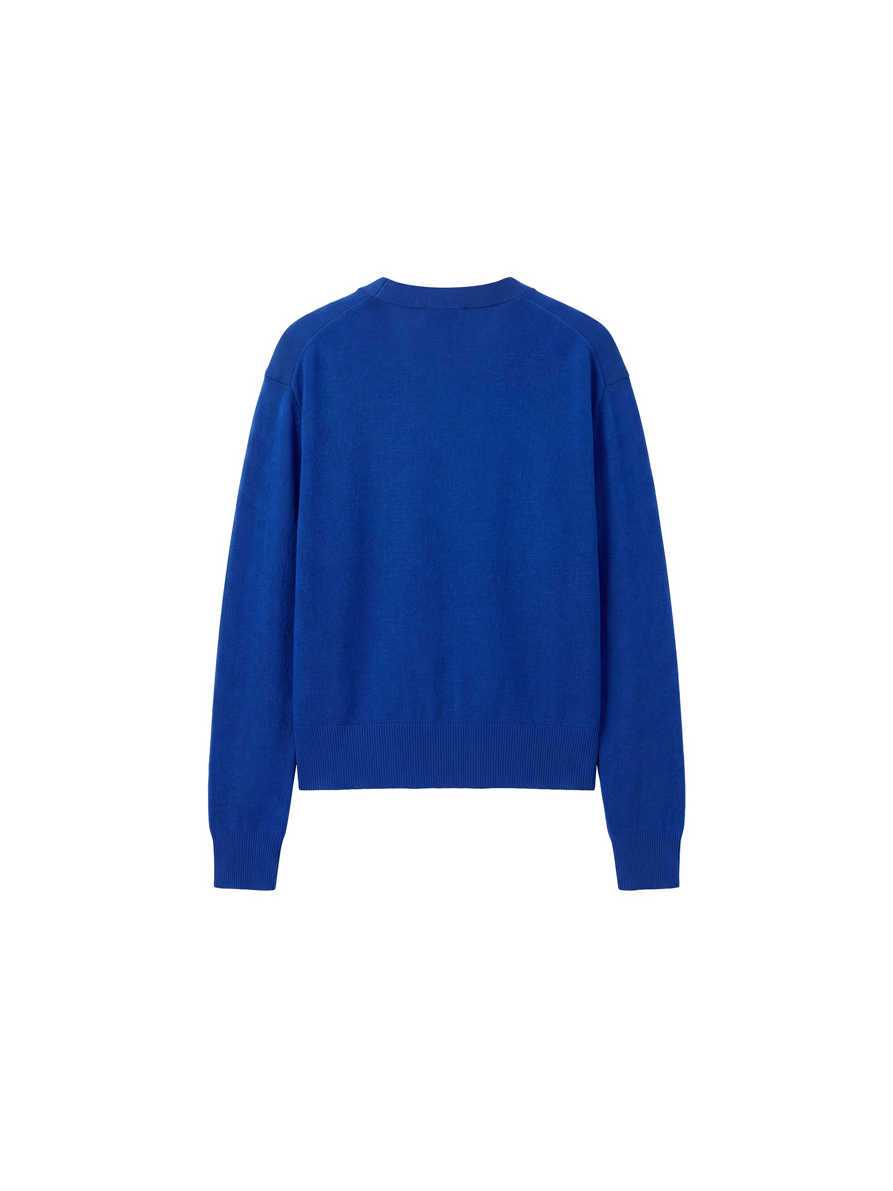 CUBIC 100% Wool V Neck Cardigan-14