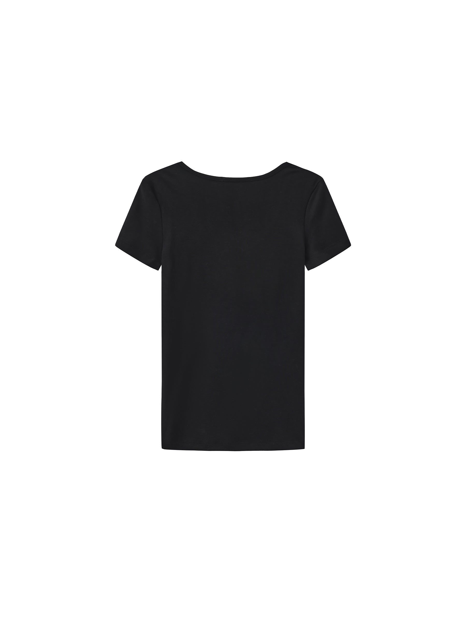 CUBIC Modal Long Slim Fit Crew Neck T-Shirt-14