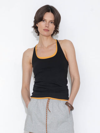 C by CUBIC Slim-Fit Sleeveless Knit Tank Top
