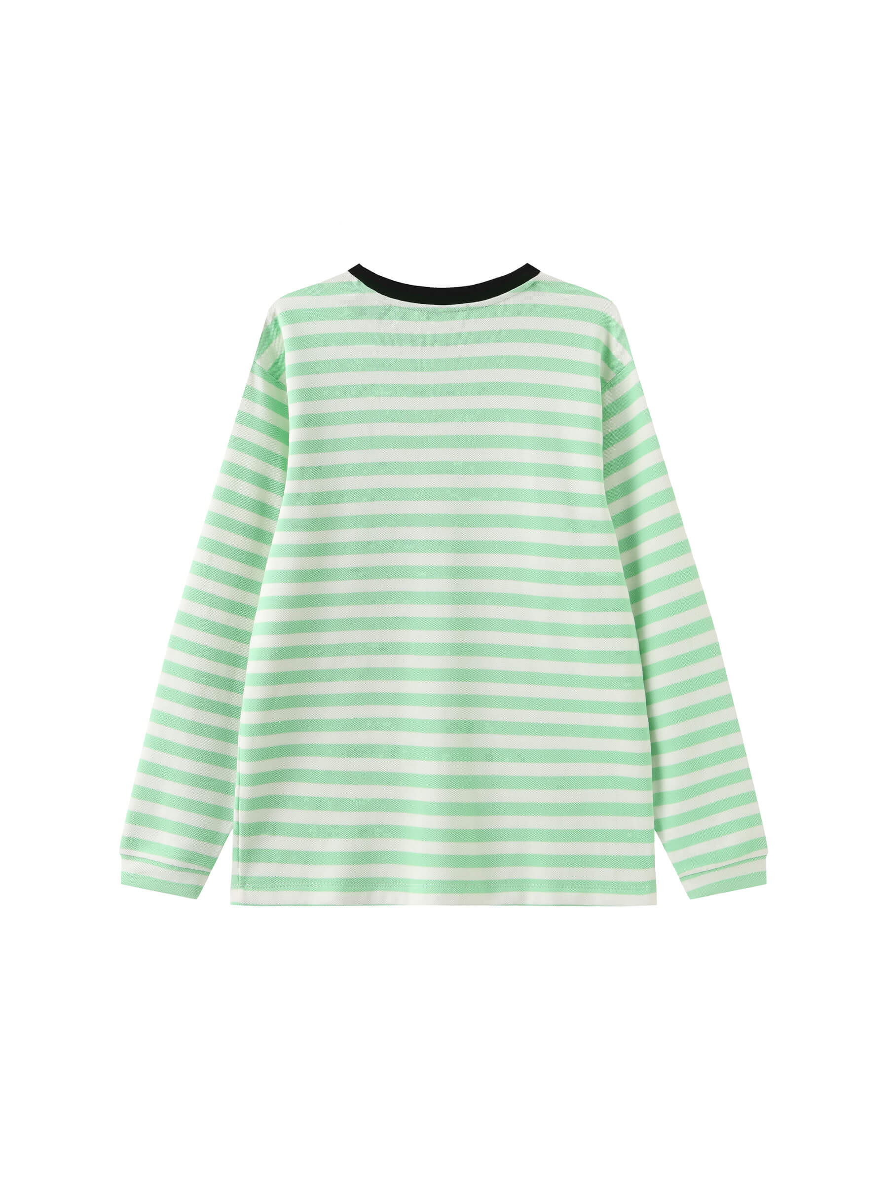 Oversized Striped Long Sleeve Top-14