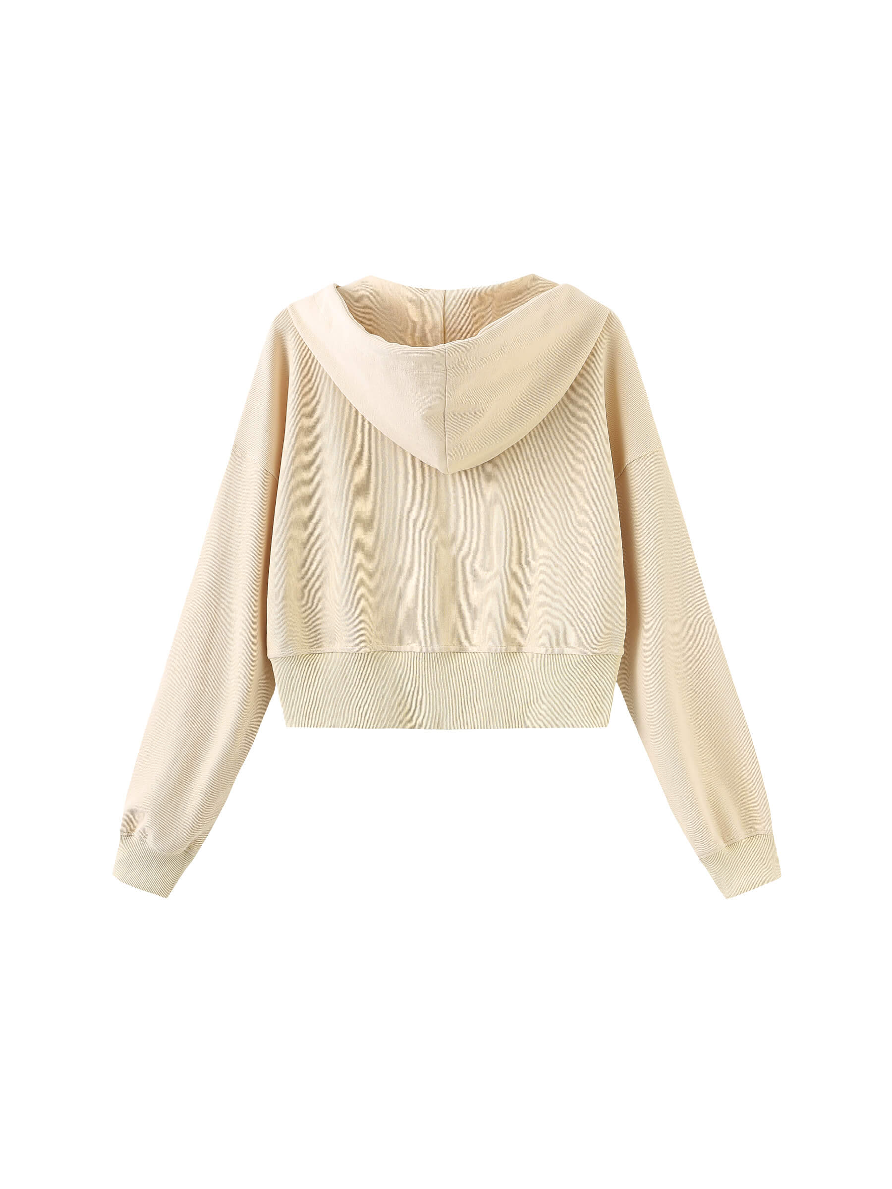 V-Neck Zip Up Hoodie-16