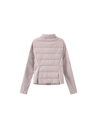 Slim-Fit Panelled Lightweight Down Jacket