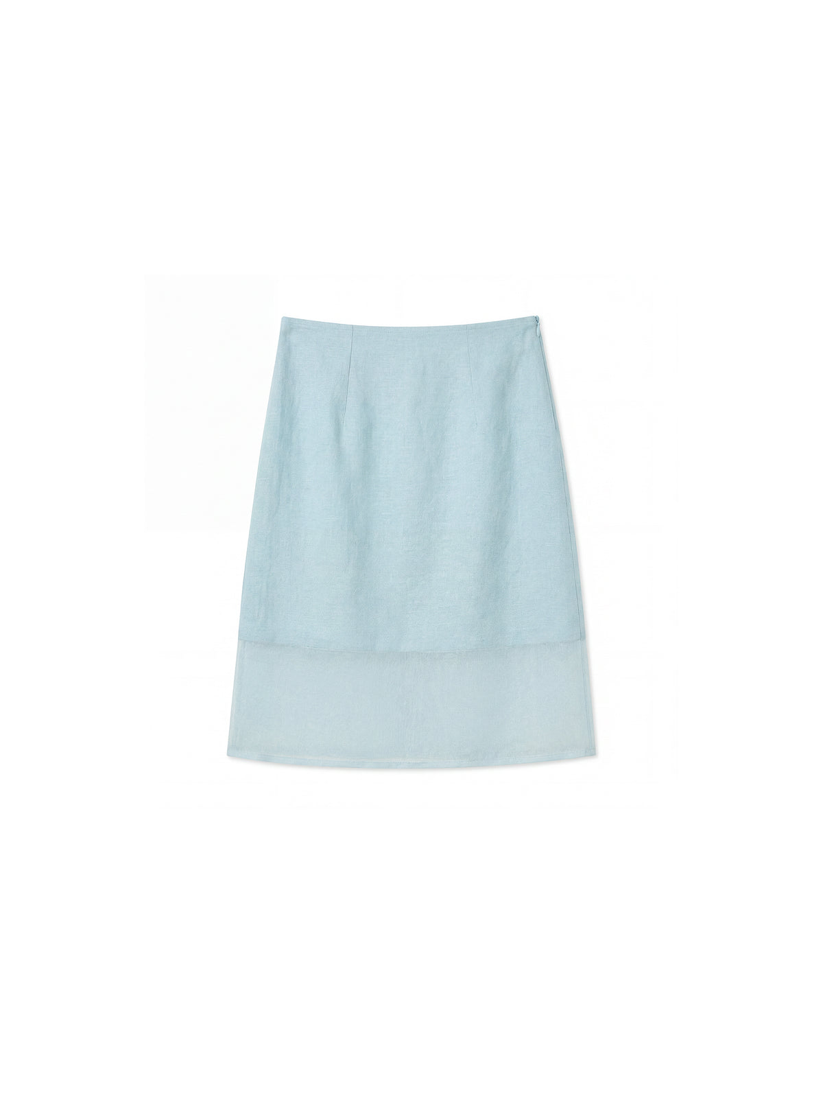 CUBIC  Lyocell Semi-Sheer Pencil Midi Skirt-14