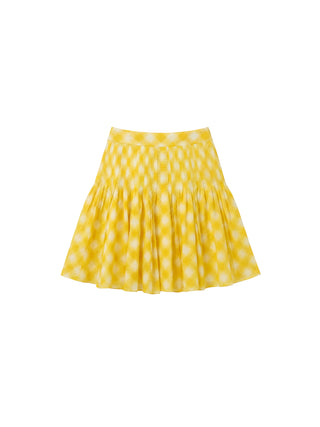 CUBIC Acetate Pleated Umbrella Skirt