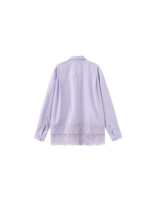 Lace Panel Shirt