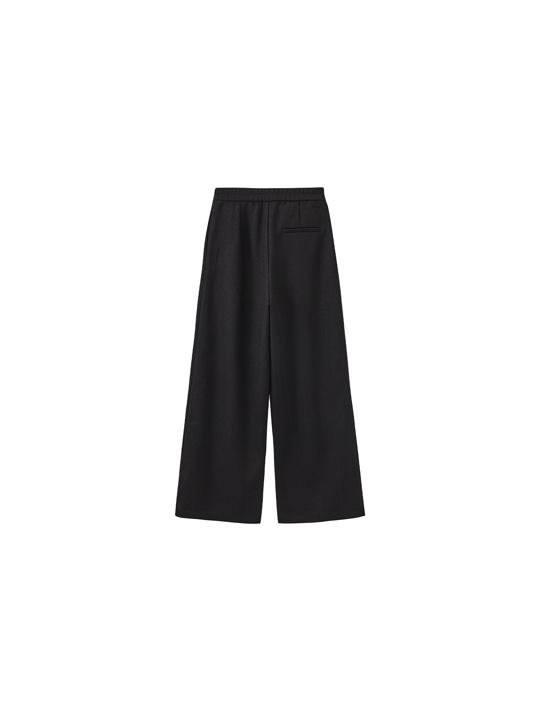Draped Pleated Wide-Leg Pants-14