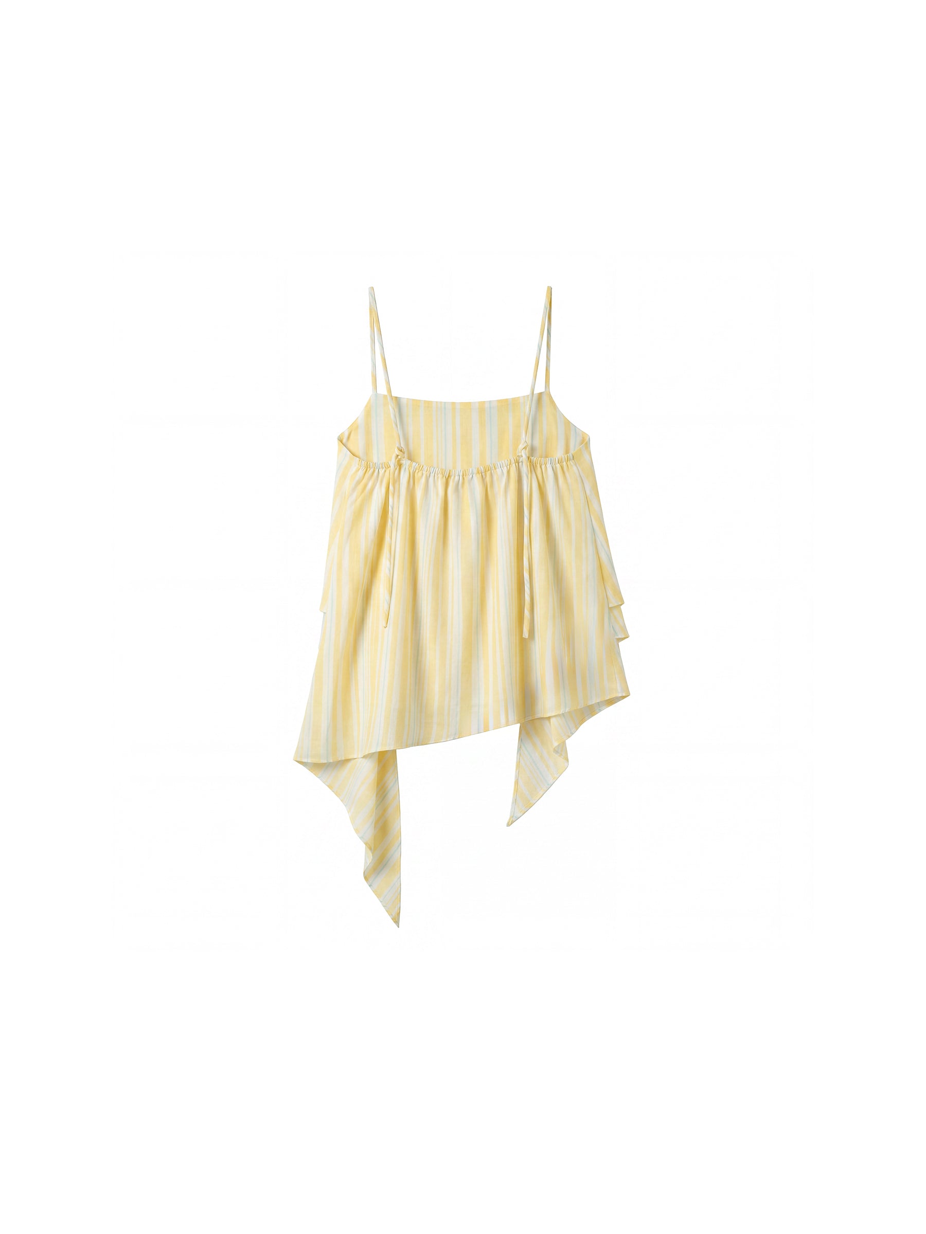 CUBIC Lyocell Asymmetrical Striped Camisole-14