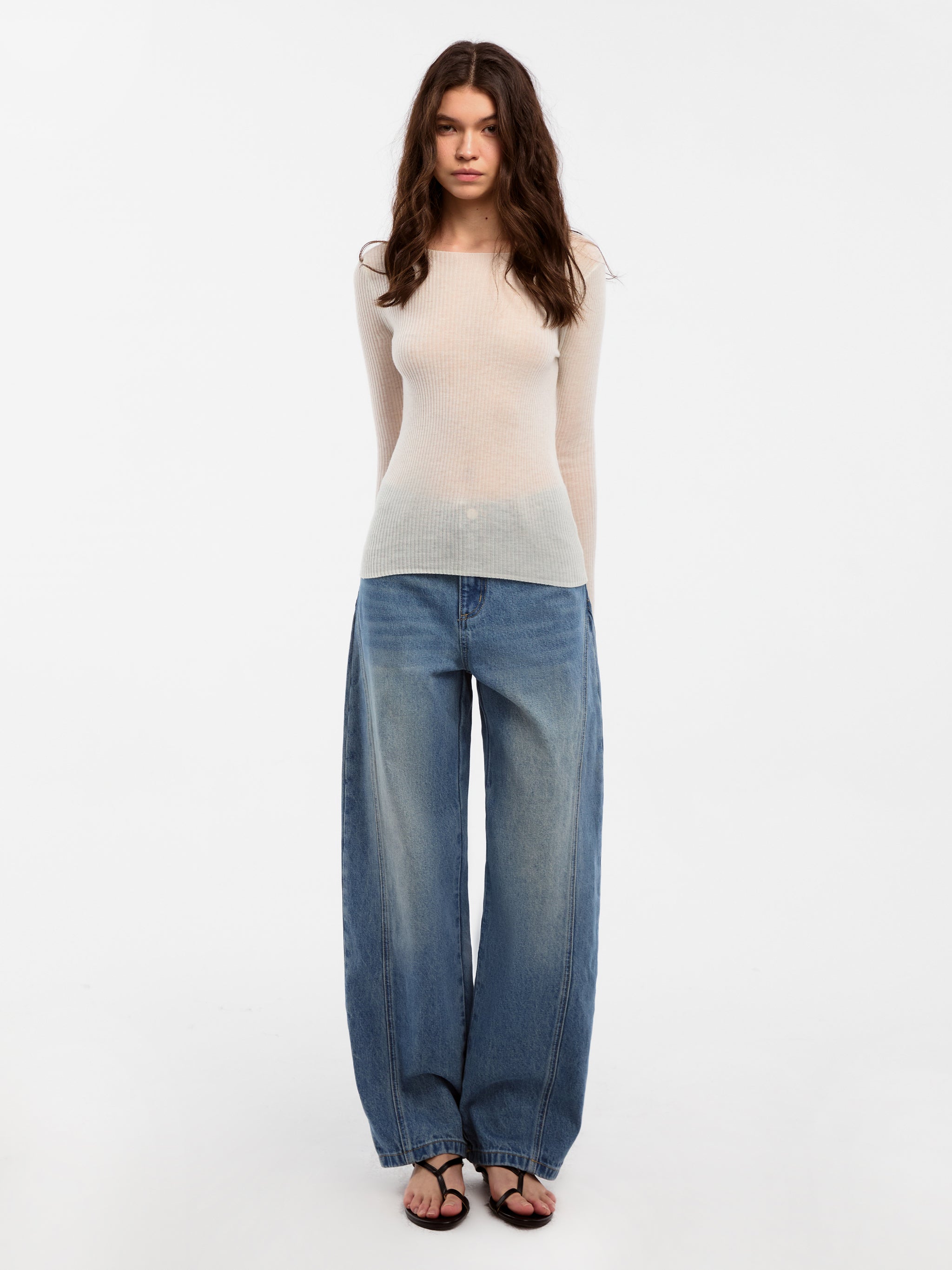 CUBIC Wool Knit Top-14