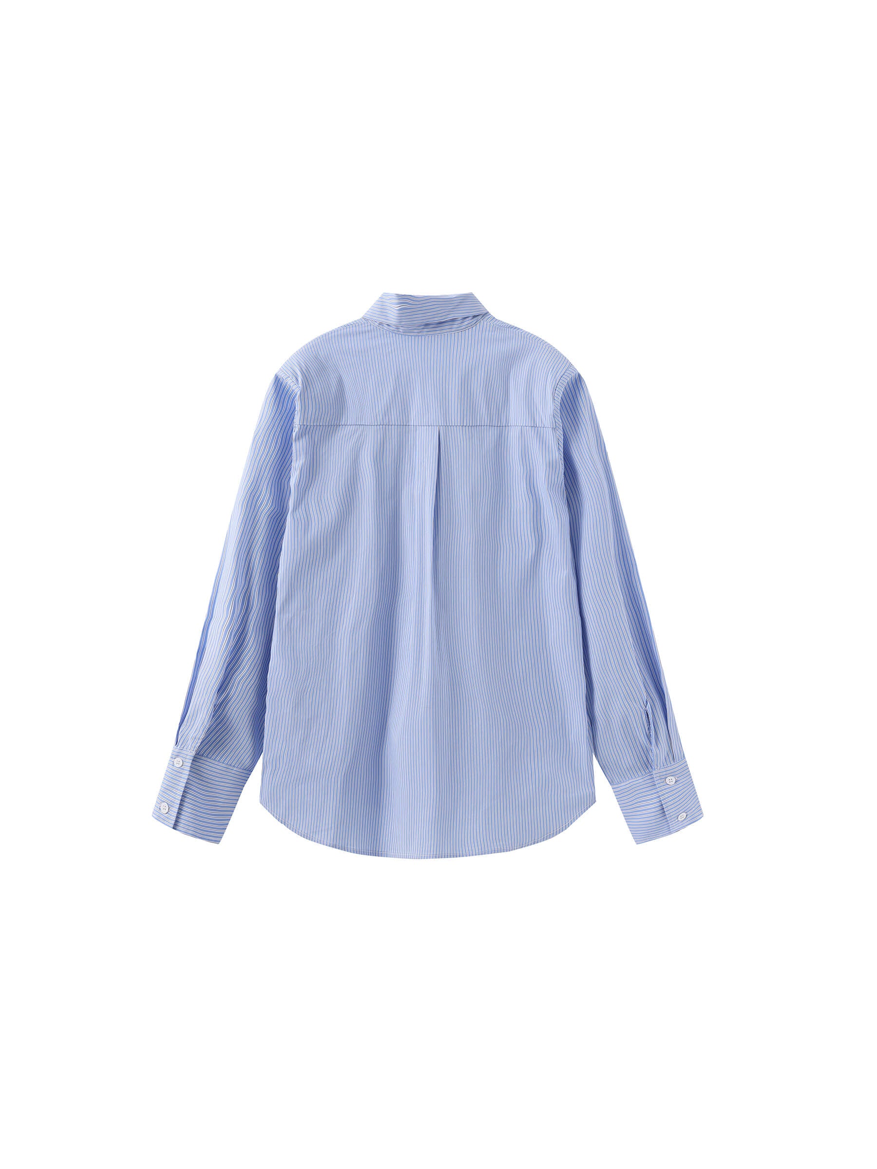 Vintage Tie Loose Striped Shirt-15