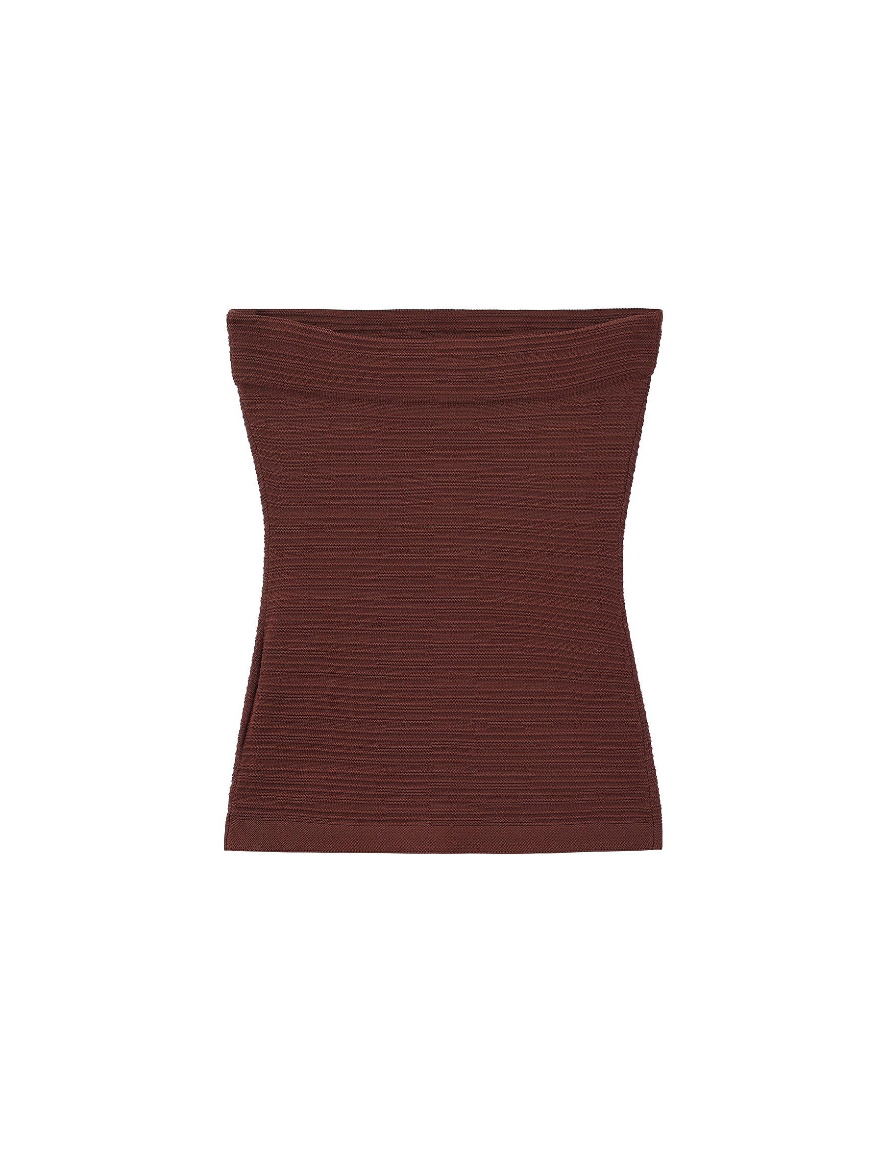 Sculpted Textured Fitted Knit Top-14