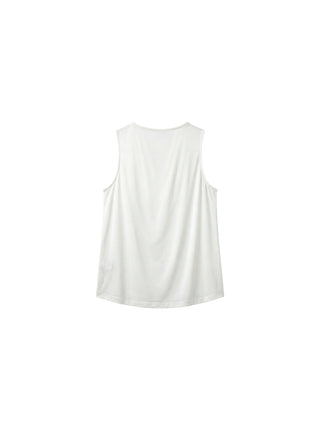 CUBIC Acetate Solid Cowl Neck Sleeveless Top