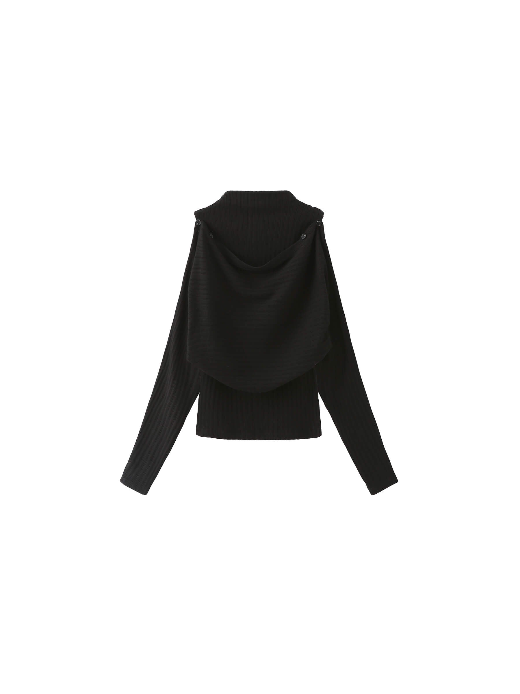 Detachable Knit Long Sleeve Top-14