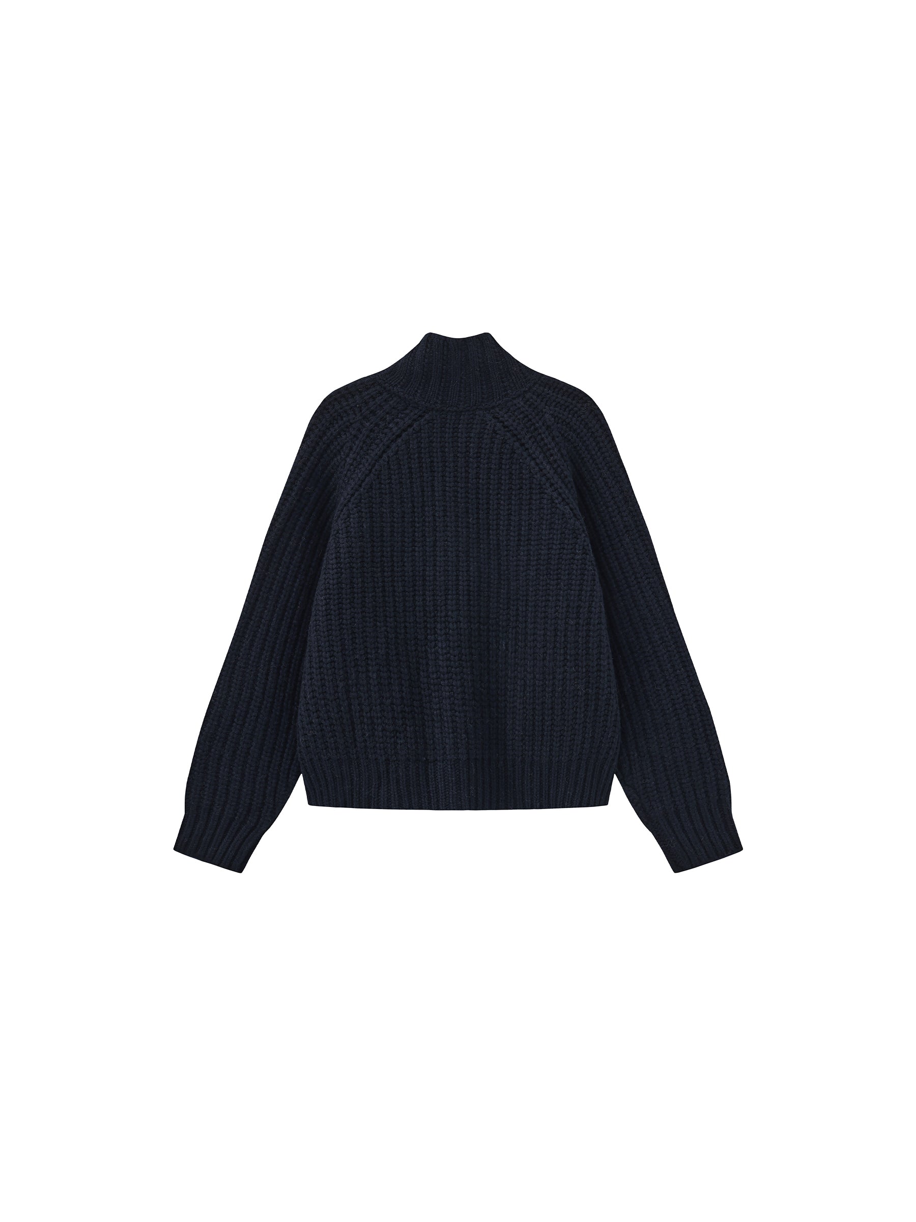 100% Wool Convertible Collar Short Cardigan Coat-14