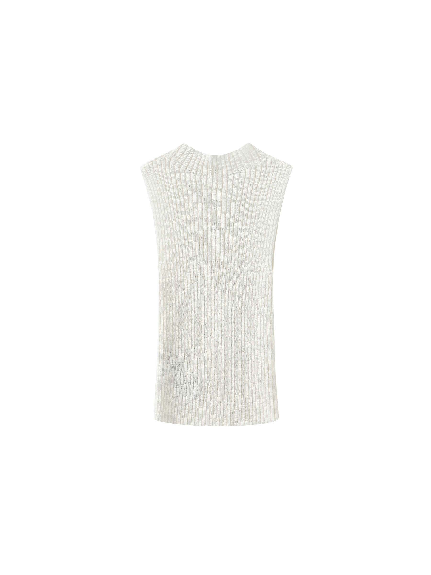 Flower 3D Sleeveless Knit Top-8