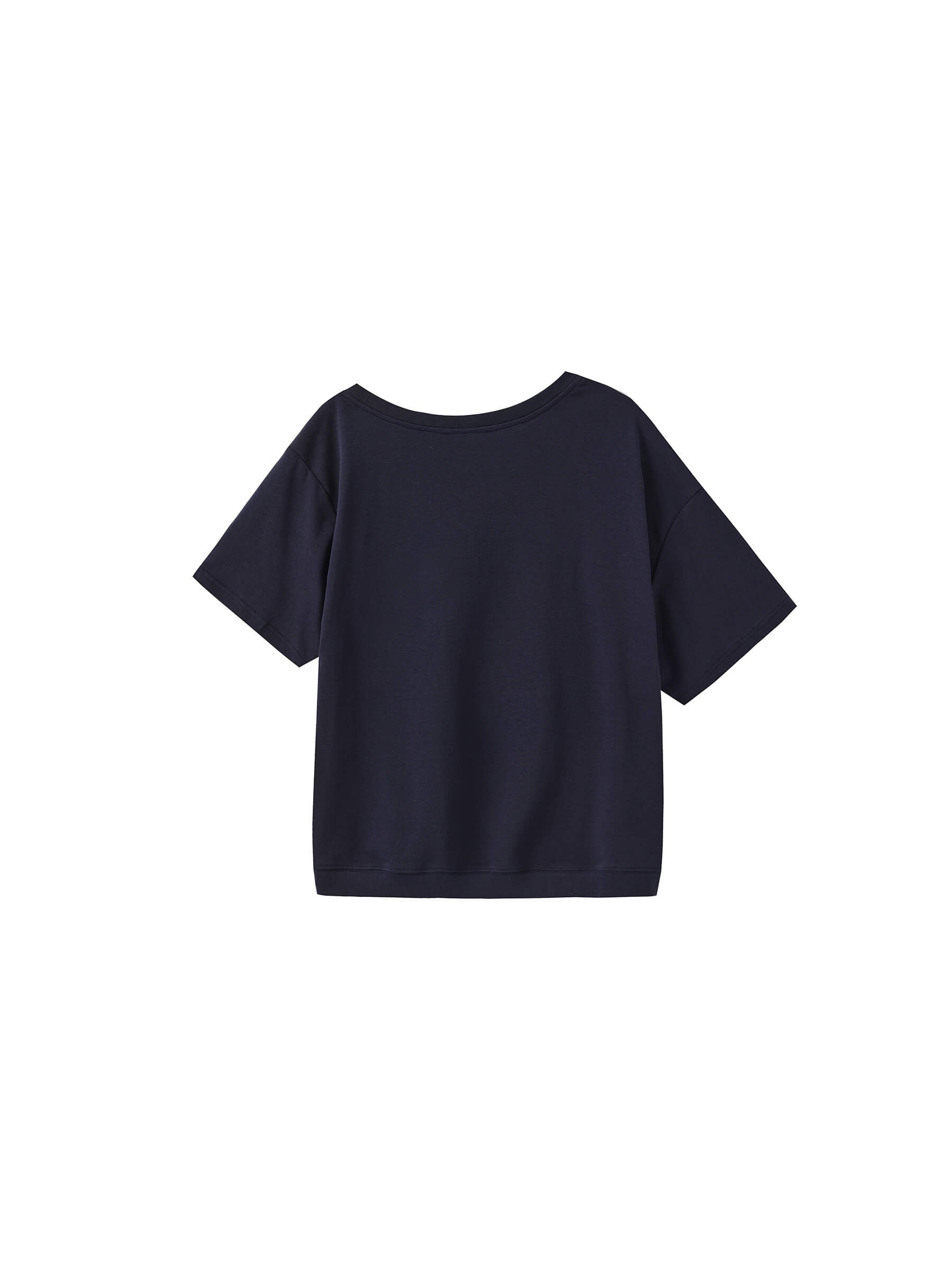 C by CUBIC Embroidered Off-Shoulder T-Shirt-16