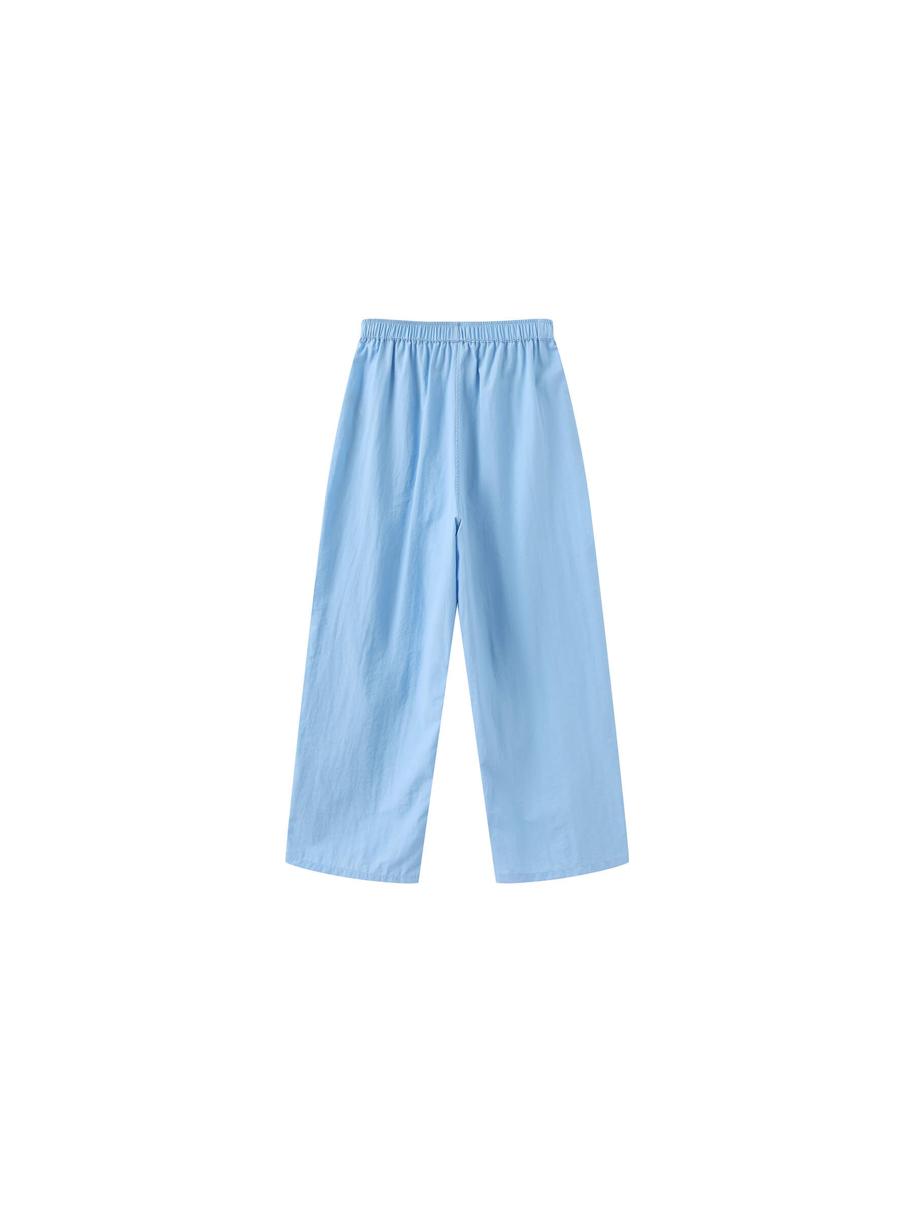 Loose-Fit Elastic Waist Tapered Trousers-9