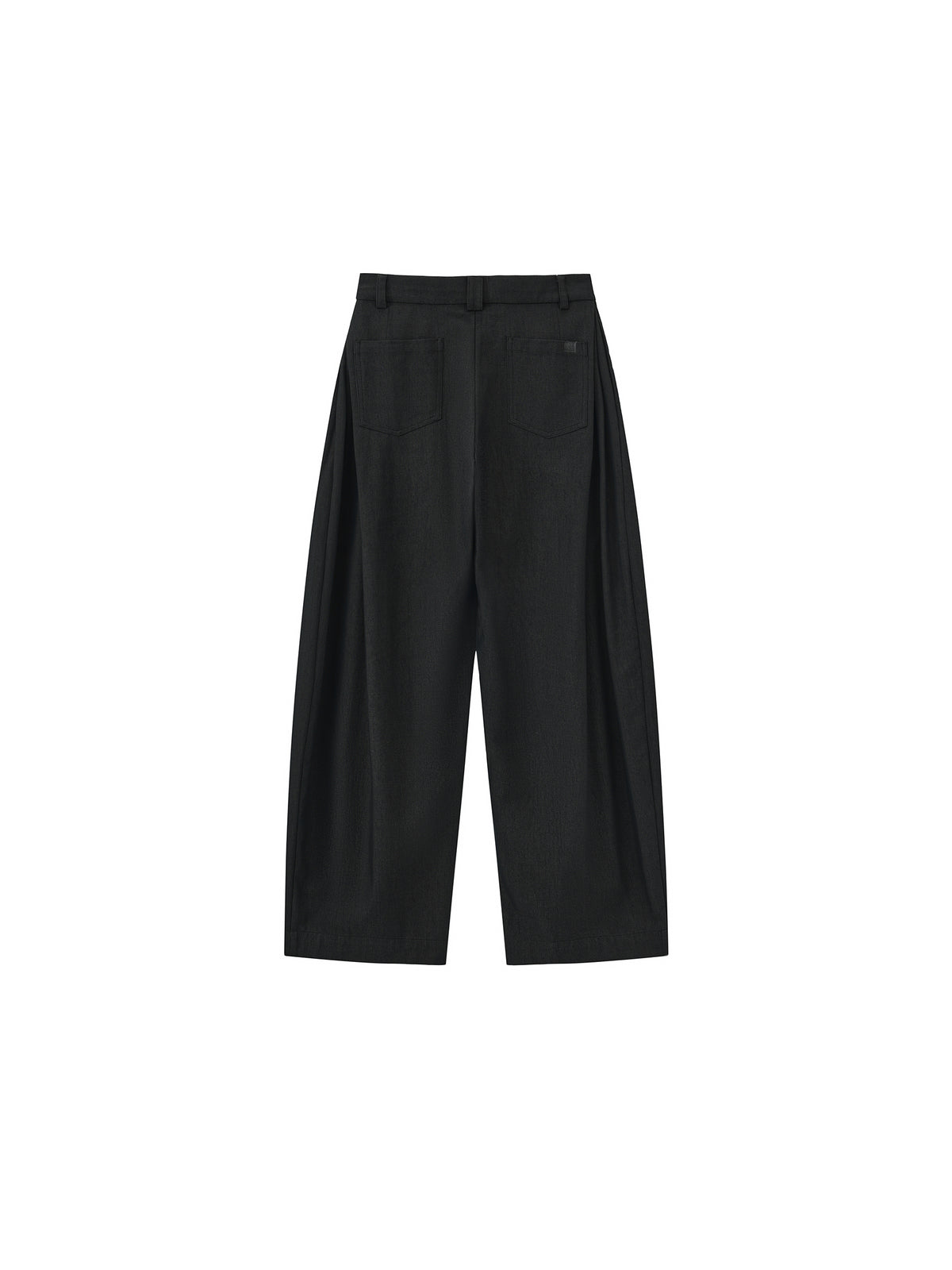CUBIC Wool Blend Wide Leg Trousers-14