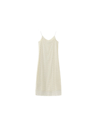 Lace Hollow Out A-Line Sling Dress