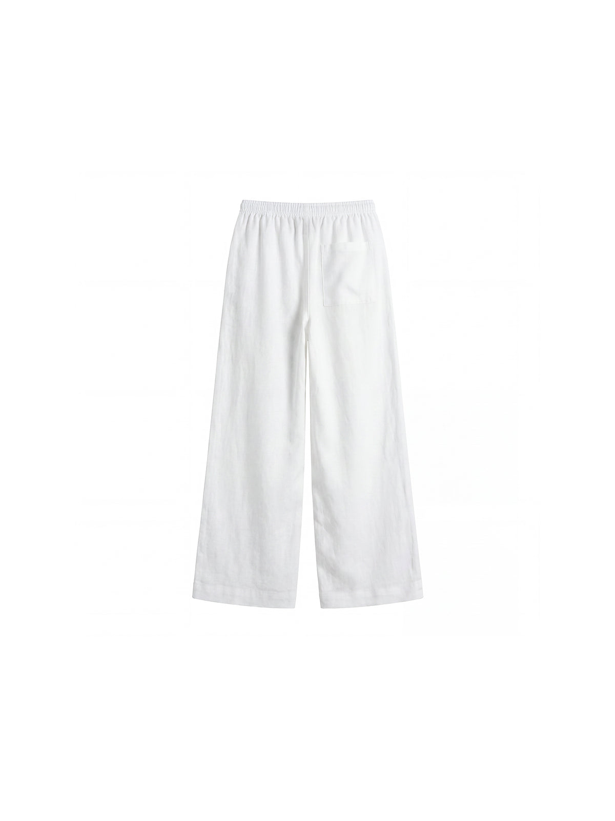 CUBIC Lyocell Linen Wide-Leg Pants-14