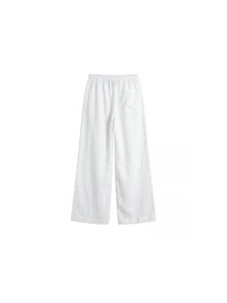 CUBIC Lyocell Linen Wide-Leg Pants