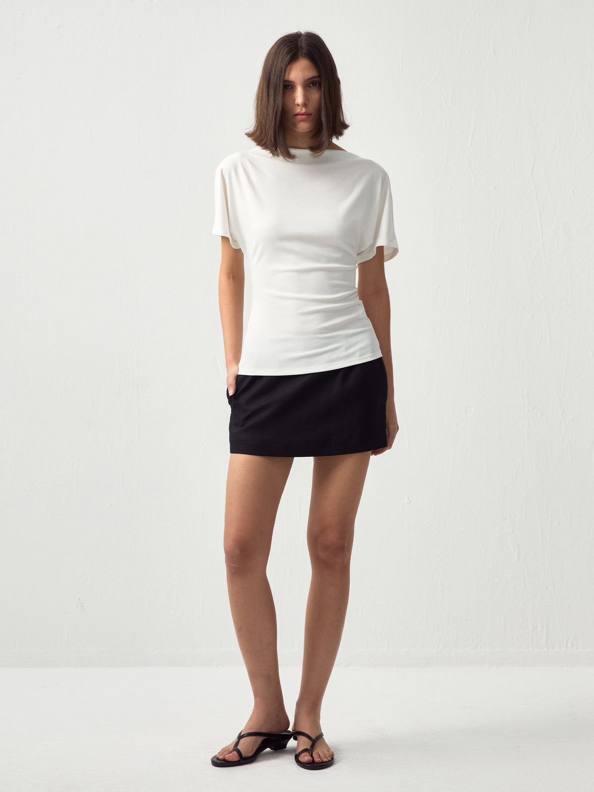 CUBIC Gradient Check Layered Skort-14