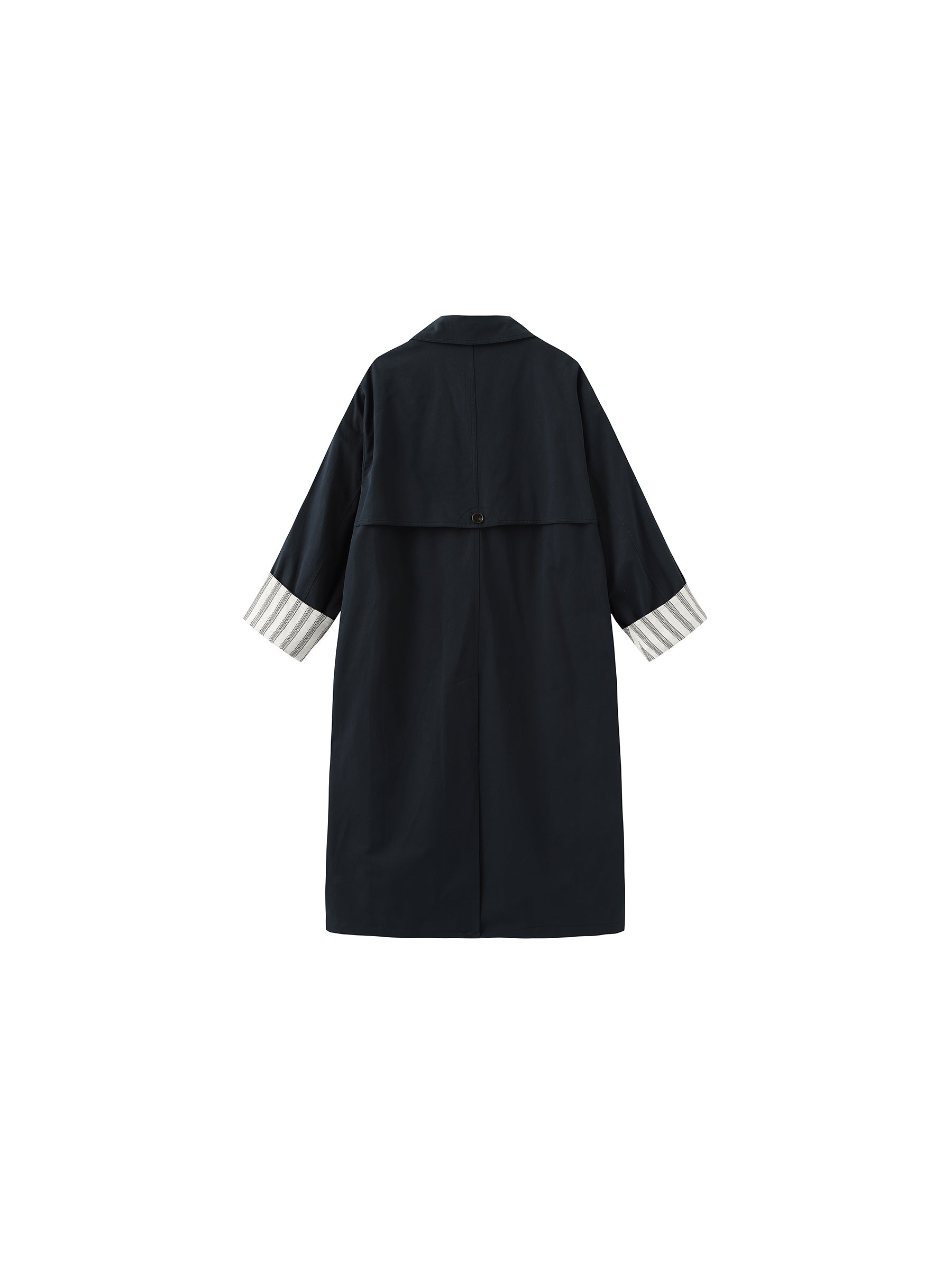 Macintosh Trench Coat with Striped Lining-14