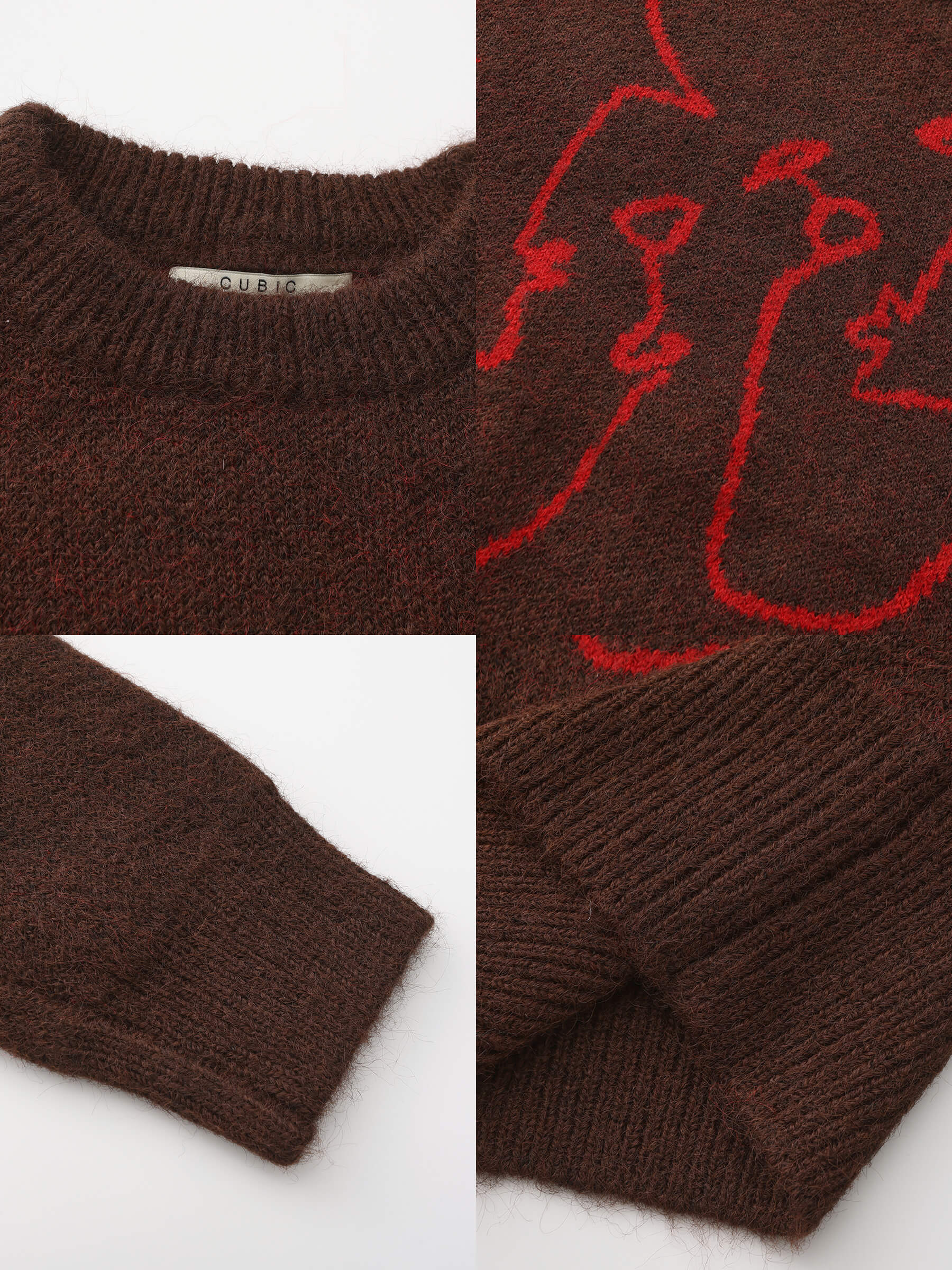 "CUBIC WINE CLUB" Sweater-14