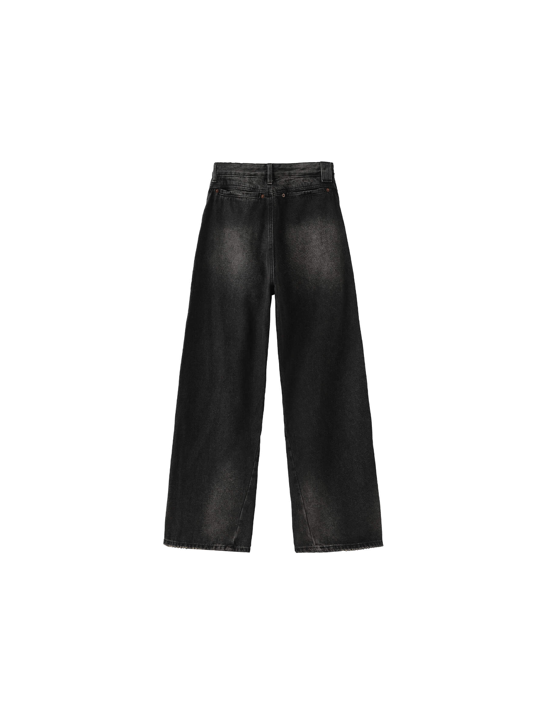 Vintage Style Straight leg Denim Jeans-14