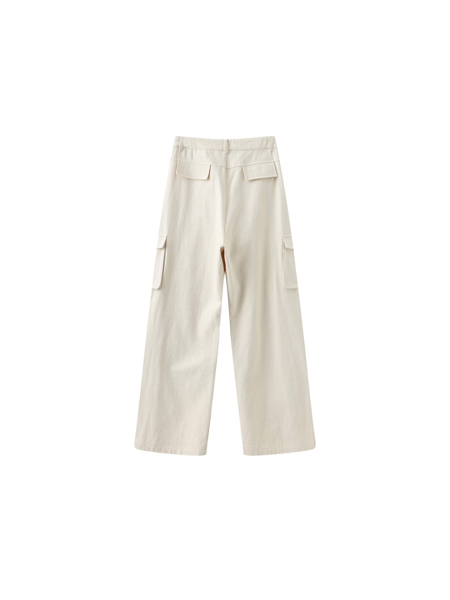 Pure Cotton Twill Cargo Trousers-15
