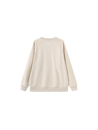Round Neck Printed Sweatshirt