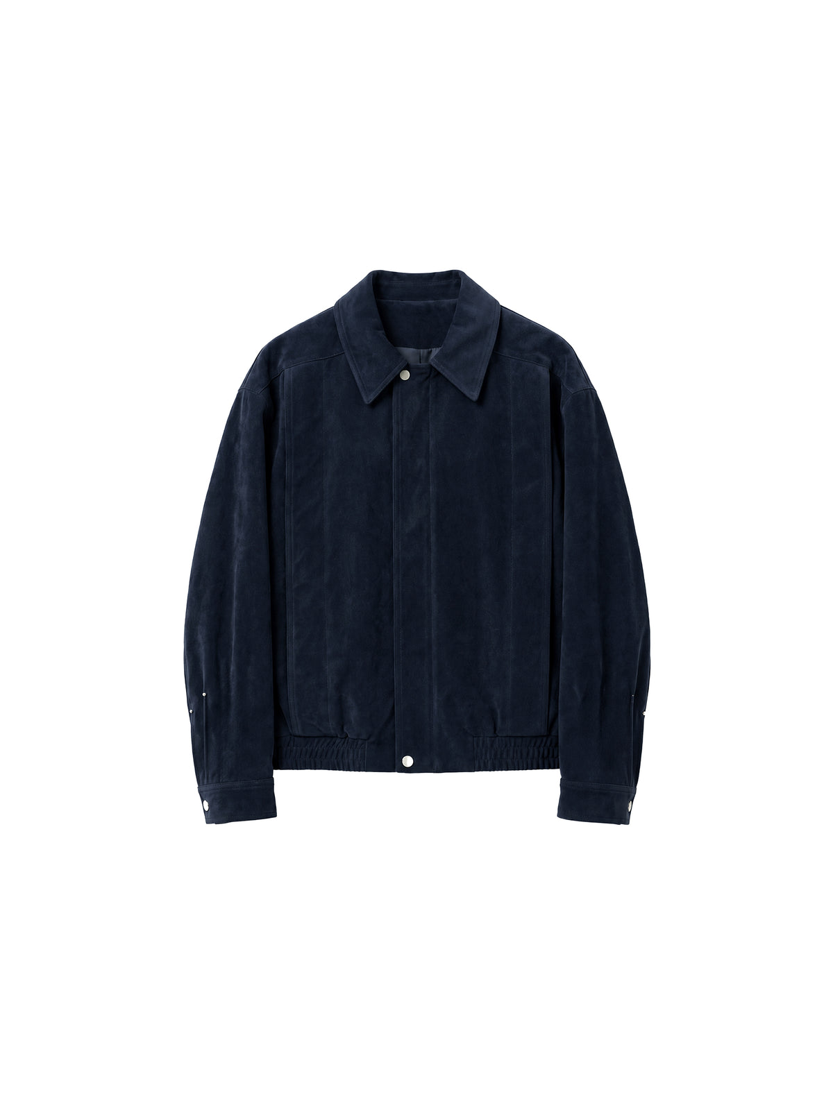 CUBIC Relaxed Zip-Up Blouson Jacket-14