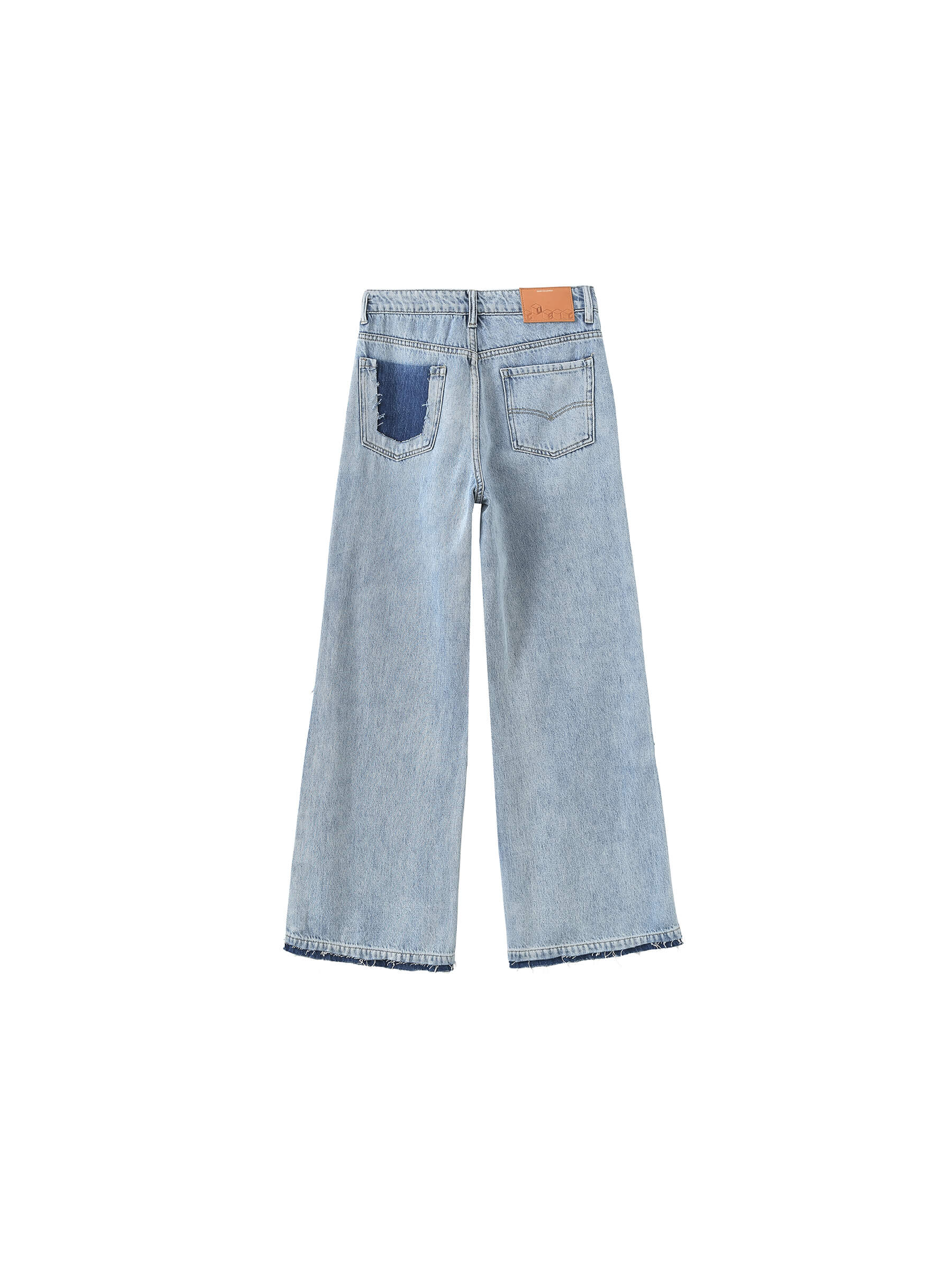 High Waist Barrel Leg Jeans-16